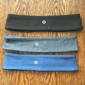 Bundle of 3 lululemon headbands